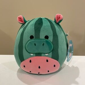 NWT 8” Damaris the Watermelon Hippo Squishmallow - Crossover Squad Series 1